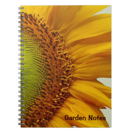 Riesensonnenblume Spiralband-Notebook Notizblock