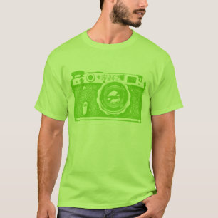 Riesensowjetische russische Kamera - Martian Green T-Shirt