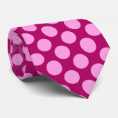 Riesenspalten - Berry pink Krawatte (Gerollt)