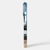 Riesenspezialist humanoid-weißer Tiger Case-Mate iPhone Hülle (Rückseite / Links)