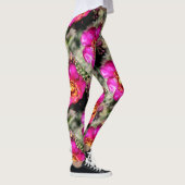 Riesenspinnblüten pink leggings (Rechts)