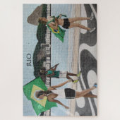 Riesenstrandflaggen Puzzle (Vertikal)