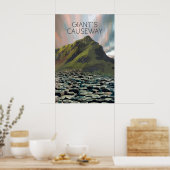 Riesenstraße Reiseplakat Poster (Küche)
