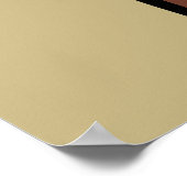 Riesentiere: Cartoon ausgestorbener Mammotten Poster (Ecke)