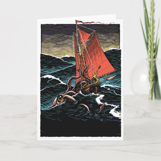 RiesenTintenfisch Karte (Vorderseite)