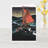 RiesenTintenfisch Karte (Gelbe Blume)