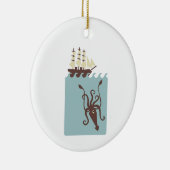 RiesenTintenfisch Keramik Ornament (Rechts)