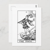 Riesenwaite Tarot Major Arcana Der Narr Postkarte (Vorne/Hinten)