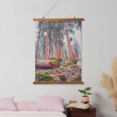 Riesenwaldlandschaft Sequoia Wandteppich Mit Holzrahmen (Schlafzimmer)