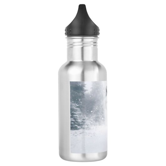 Riesenwolf Edelstahlflasche (Links)