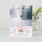 Riesenwolf Einladung (Stehend Vorderseite)