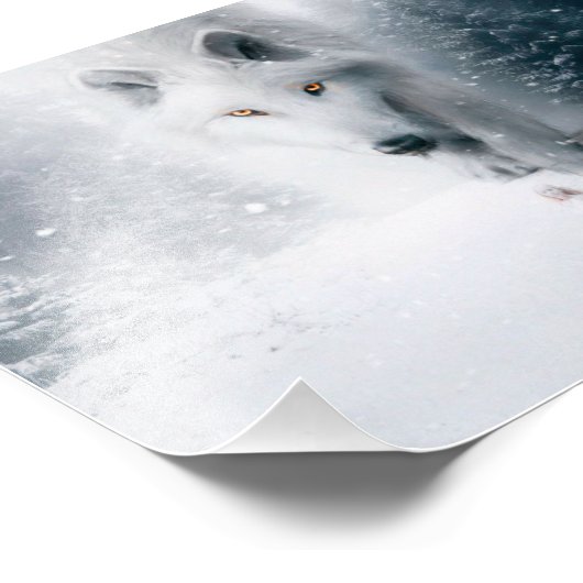 Riesenwolf Fotodruck (Ecke)