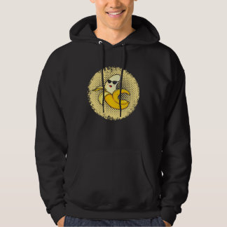 riesige Banane mit Sonnenbrille Hoodie