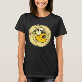 riesige Banane mit Sonnenbrille T-Shirt