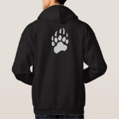 Riesige Bärenpranke Hoodie (Rückseite)