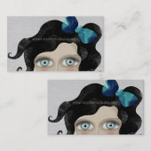 Riesige blaue Augen Visitenkarte (Vorne/Hinten)