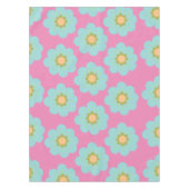 Riesige Blue Hippie-Blume Tischdecke (Vorderseite)