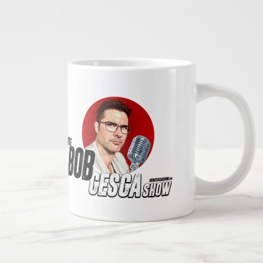 Riesige Bob Cesca Show Kaffeetasse Jumbo-Tasse (Rechts)
