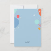 Riesige Dankeskarte (Rückseite)