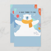 Riesige Dankeskarte (Vorne/Hinten)