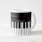 RIESIGE DIE SUPPEN-TASSE DES MUSIKERS - Jumbo-Tasse (Vorderseite Rechts)