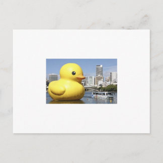 riesige ducky Gummipostkarte Postkarte