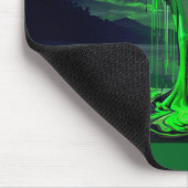 Riesige Farbdose schüttet Farbe auf Sunset Beach Mousepad (Ecke)