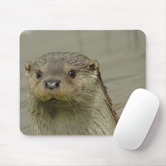 Riesige Fluss-Otter-Mausunterlage Mousepad (Mit Mouse)