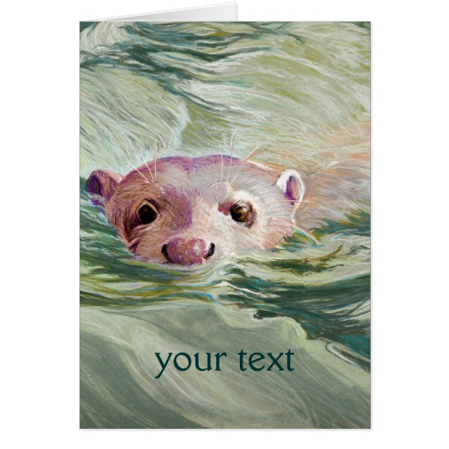 Riesige Fluss-Otter-schöne Kunst (Vorne)