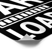 Riesige Furz Lade lustigen Witz für Männer Frauen Poster (Ecke)