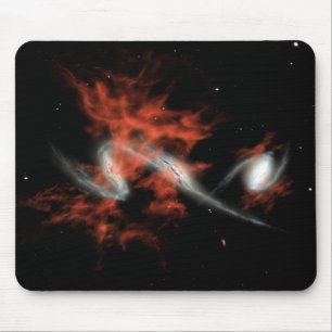 Riesige galaktische Kleckse Mousepad