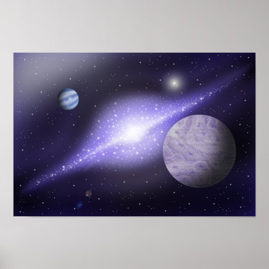 Riesige Galaxie. Deep Space Harmony Poster (Vorne)