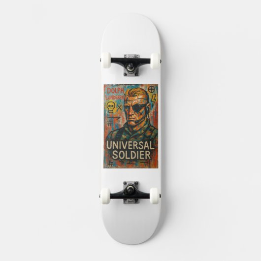 Riesige Giant Deckz Art Dolph Skateboard (Vorderseite)