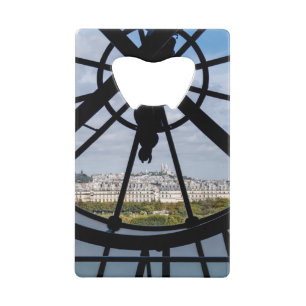 Riesige Glasuhr im Musée d'Orsay - Paris Geldbeutel Flaschenöffner