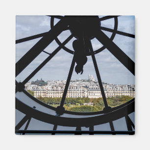 Riesige Glasuhr im Musée d'Orsay - Paris Magnet
