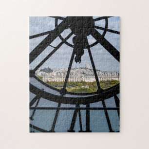Riesige Glasuhr im Musée d'Orsay - Paris Puzzle