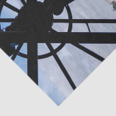 Riesige Glasuhr im Musée d'Orsay - Paris Seidenpapier (Ausschnitt)