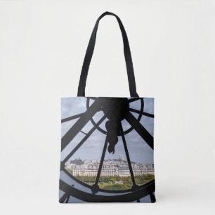 Riesige Glasuhr im Musée d'Orsay - Paris Tasche