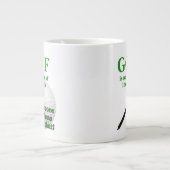 Riesige Golfkaffee-Tasse Jumbo-Tasse (Vorderseite)