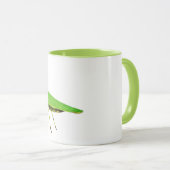 Riesige grüne betender Mantis-Basketball-Tasse Tasse (VorderseiteRechts)