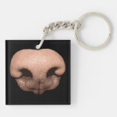 Riesige Hundenase Schlüsselanhänger (Rückseite)