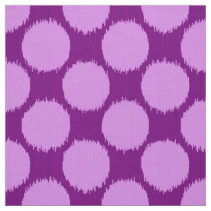Riesige Ikat Punkte, Orchidee und amethyst Lila Stoff