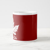 Riesige Kanada-Kaffeetasse-Tassen-coole Retro Jumbo-Tasse (Vorderseite)