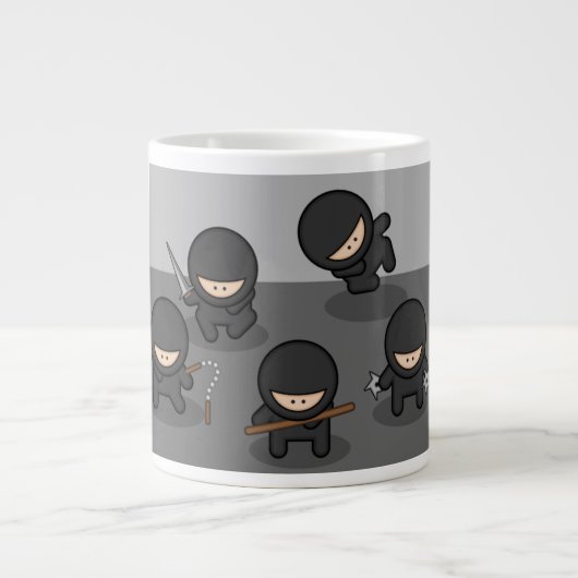 Riesige kleine Ninja Tasse (Vorderseite)
