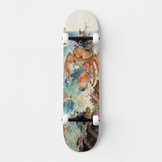 Riesige Krabbeninsel-Dorf Skateboard