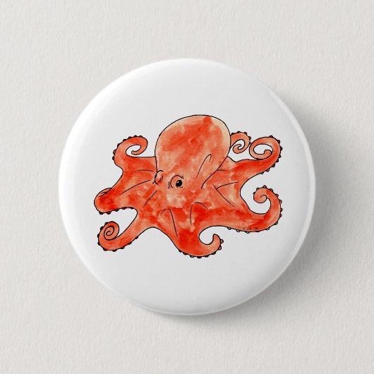 Riesige Krake Button (Vorderseite)