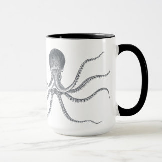 Riesige Kraken-Seeentwurf Tasse