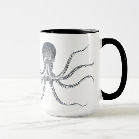 Riesige Kraken-Seeentwurf Tasse (Rechts)
