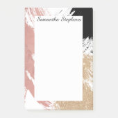 Riesige künstlerische Brushstrokes im Post-it Klebezettel (Vorderseite)