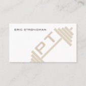 Riesige Logo Barbellabdeckung Visitenkarte (Vorderseite)